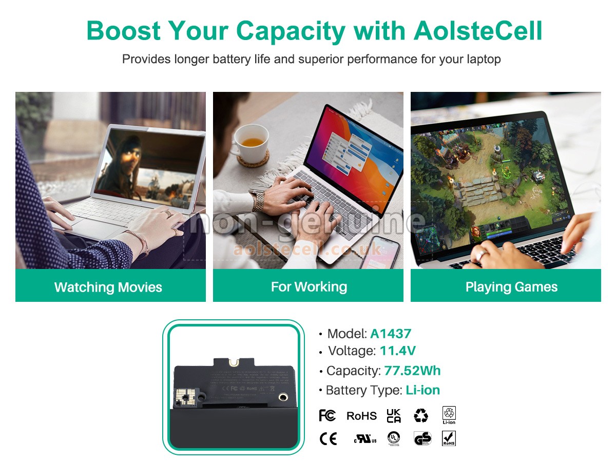 Battery for Apple MacBook Pro 13.3 inch MD212LZ/A