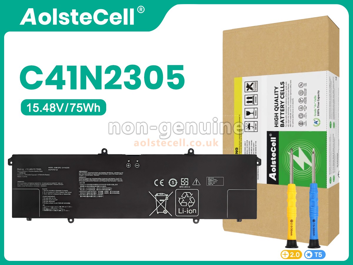 Battery for Asus Vivobook Pro 15 OLED N6506CU-MA001X