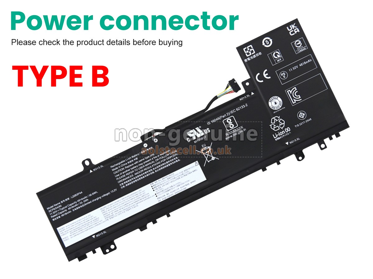 Battery for Lenovo IdeaPad Slim 5 14ABR8-82XE0029RM