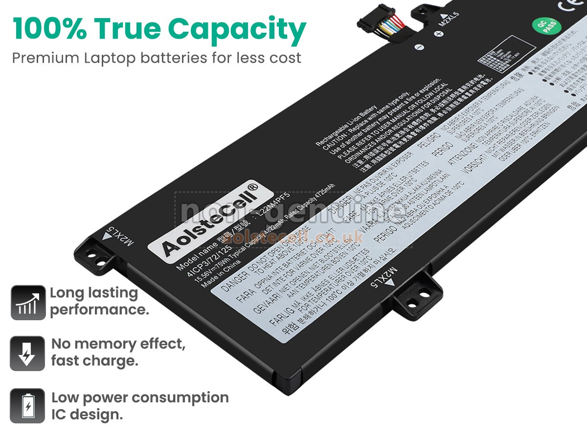 Battery for Lenovo IdeaPad Pro 5 16APH8-83AR001FMX