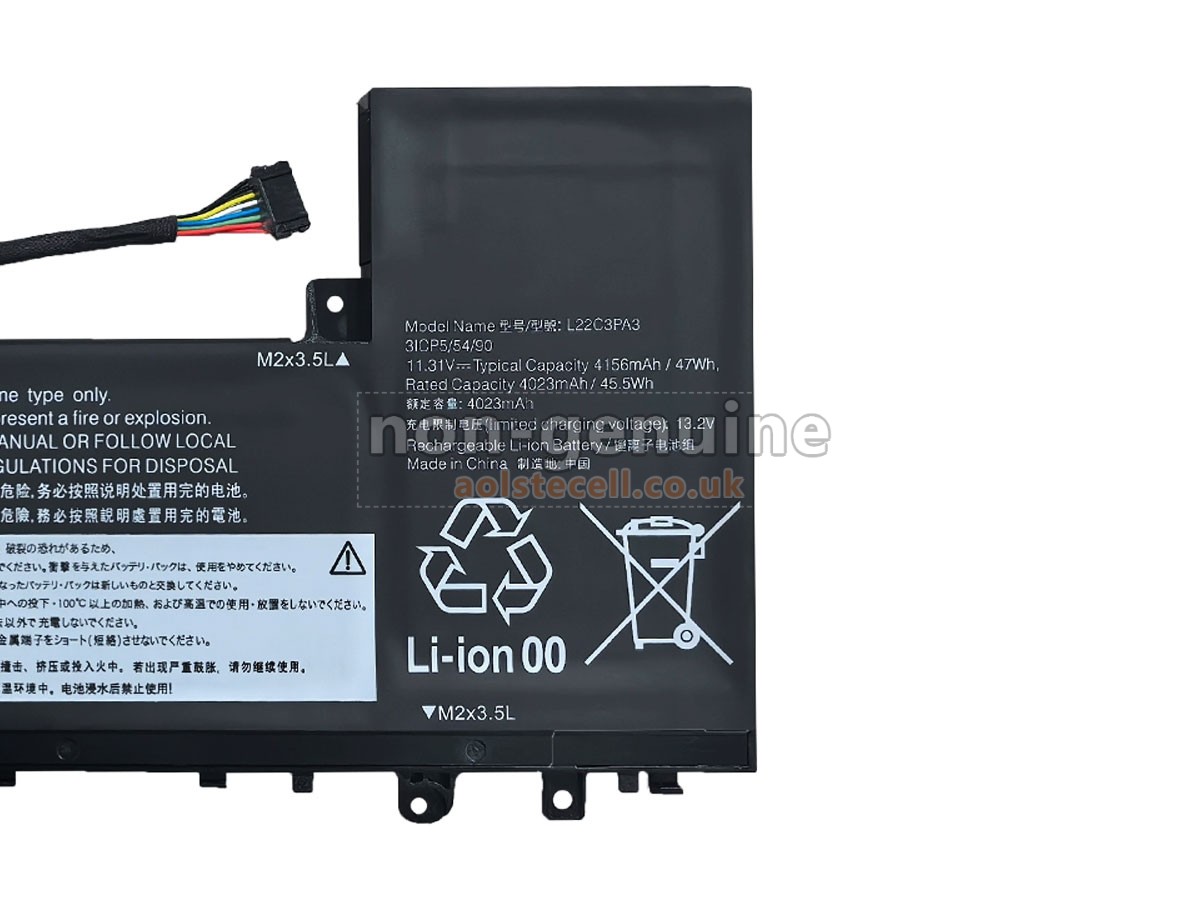Battery for Lenovo IdeaPad Slim 5 14ABR8-82XE0029RM